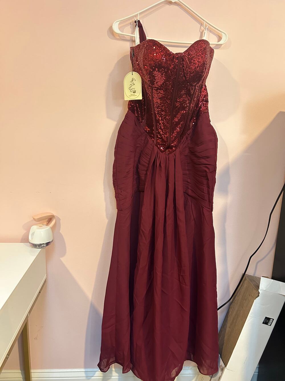 Amazon Maroon Dress * Size Small*